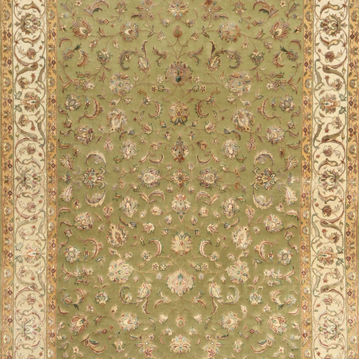 Machine Washable Traditional Metallic Gold Rug, wshtr2060
