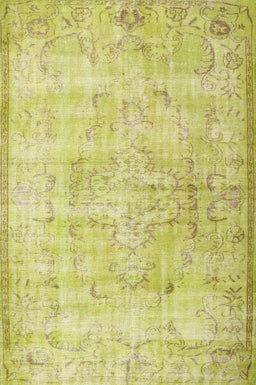 Machine Washable Traditional Yellow Rug, wshtr2062