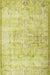 Machine Washable Traditional Yellow Rug, wshtr2062