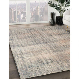 Machine Washable Traditional Rose Pink Rug in a Family Room, wshtr2063