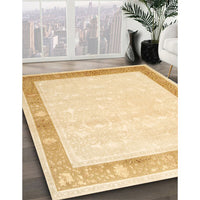 Traditional Sun Yellow Persian Rug, tr2066