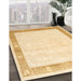 Traditional Sun Yellow Persian Rug in Family Room, tr2066