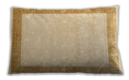 Traditional Classic Rectangular Sun Yellow Lumbar Throw Pillow, 13 inch by 19 inch, lbtr2066