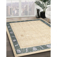 Traditional Golden Blonde Gold Persian Rug, tr2068