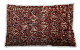 Traditional Classic Rectangular Orange Salmon Pink Lumbar Throw Pillow, 13 inch by 19 inch, lbtr206