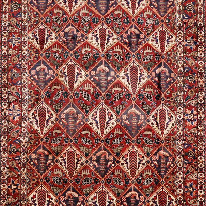 Machine Washable Traditional Orange Salmon Pink Rug, wshtr206