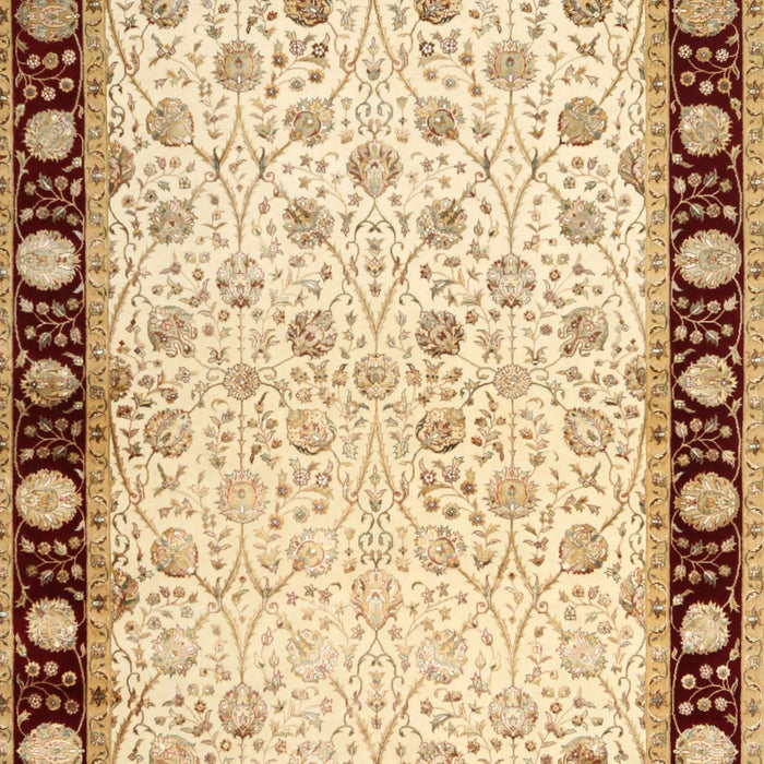 Traditional Brown Gold Persian Rug, tr2070