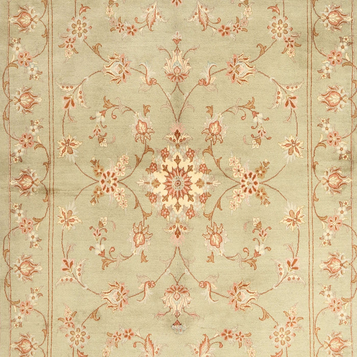 Traditional Brown Gold Persian Rug, tr2076