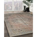 Machine Washable Traditional Camel Brown Rug in a Family Room, wshtr2077