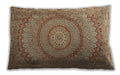 Traditional Classic Rectangular Saddle Brown Lumbar Throw Pillow, 13 inch by 19 inch, lbtr2078