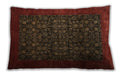 Traditional Classic Rectangular Dark Sienna Brown Lumbar Throw Pillow, 13 inch by 19 inch, lbtr2079