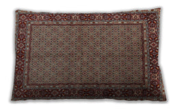 Traditional Classic Rectangular Camel Brown Lumbar Throw Pillow, 13 inch by 19 inch, lbtr207