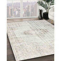 Traditional Silver Pink Persian Rug, tr2080