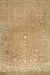 Machine Washable Traditional Cinnamon Brown Rug, wshtr2083