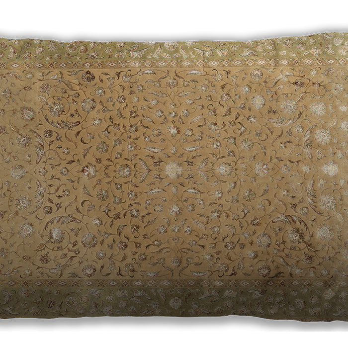 Traditional Classic Rectangular Cinnamon Brown Lumbar Throw Pillow, 13 inch by 19 inch, lbtr2083