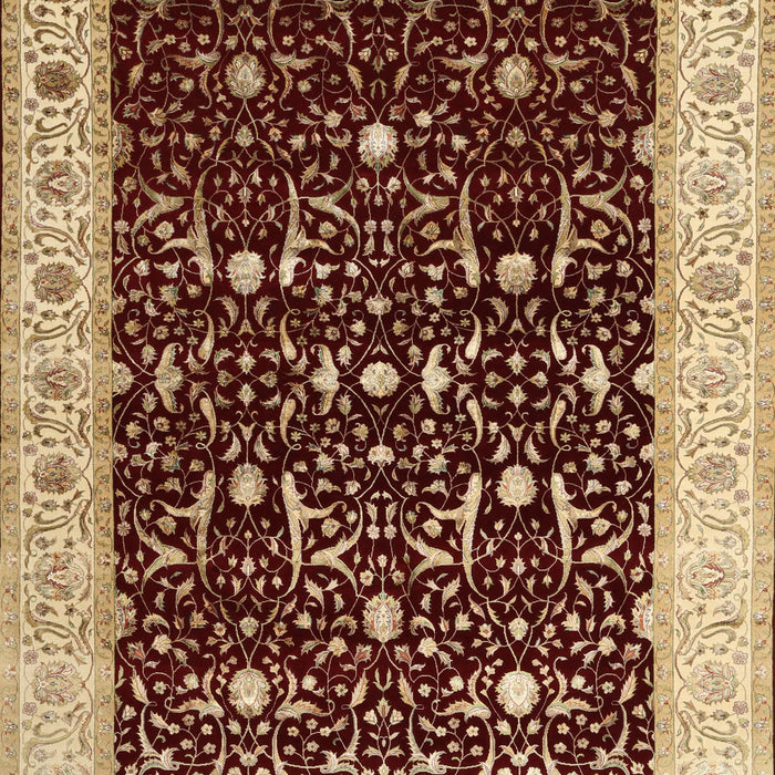Traditional Saffron Red Persian Rug, tr2084