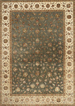 Machine Washable Traditional Red Brown Rug, wshtr2085