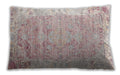 Traditional Classic Rectangular Dusty Pink Lumbar Throw Pillow, 13 inch by 19 inch, lbtr2086