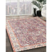 Machine Washable Traditional Desert Sand Beige Rug in a Family Room, wshtr2088