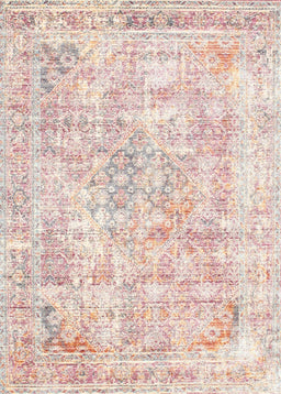 Machine Washable Traditional Gold Rug, wshtr2089