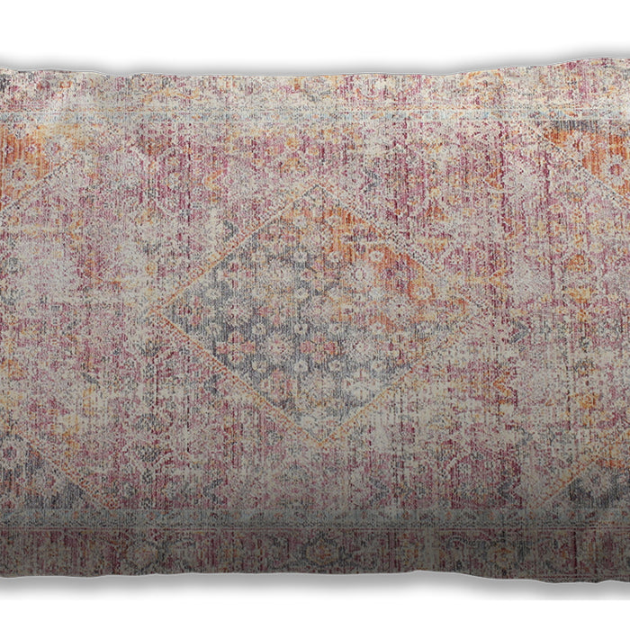 Traditional Classic Rectangular Golden Silk Gold Lumbar Throw Pillow, 13 inch by 19 inch, lbtr2089