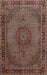 Machine Washable Traditional Camel Brown Rug, wshtr208