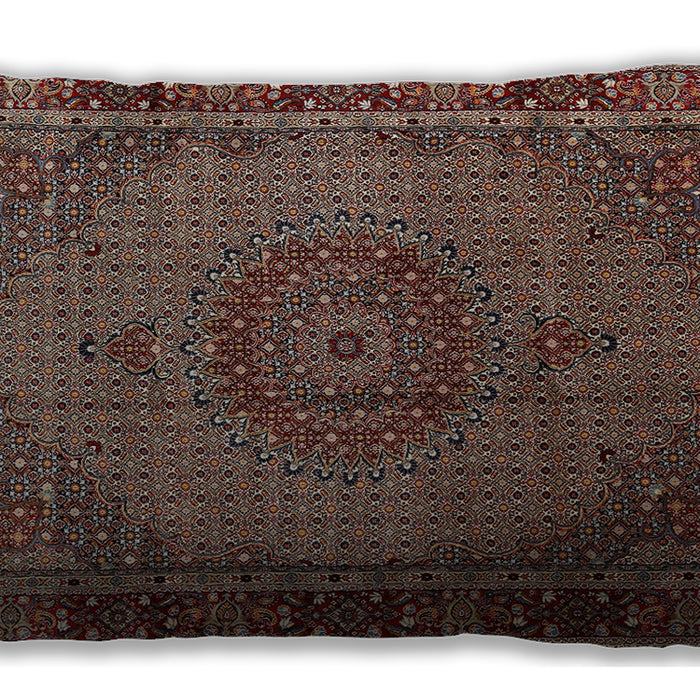 Traditional Classic Rectangular Camel Brown Lumbar Throw Pillow, 13 inch by 19 inch, lbtr208