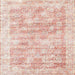 Square Traditional Salmon Pink Persian Rug, tr2091