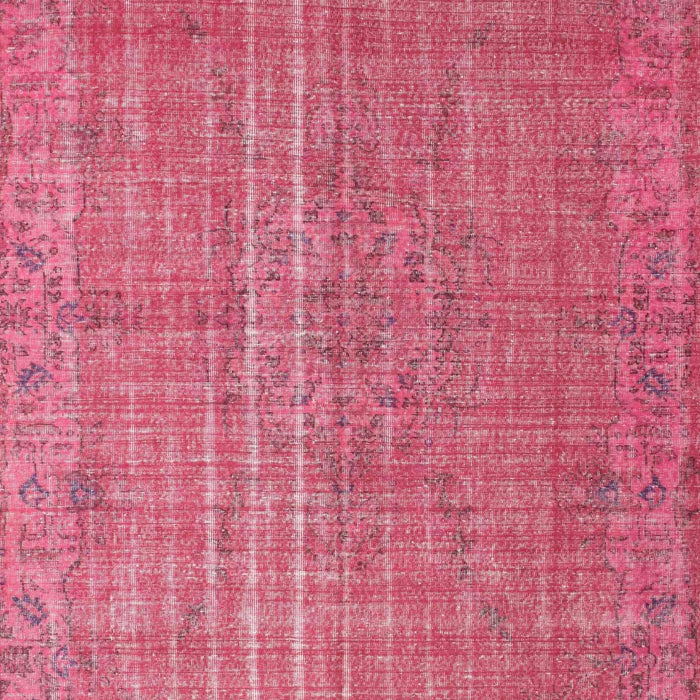 Machine Washable Traditional Raspberry Red Rug, wshtr2093