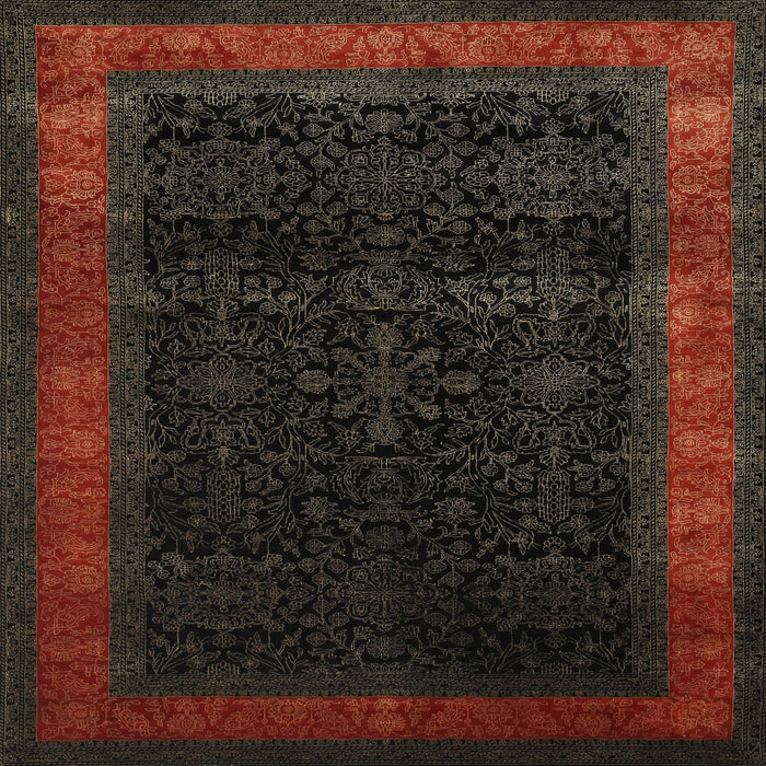 Square Traditional Red Persian Rug, tr2094