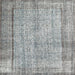 Square Traditional Smokey Gray Persian Rug, tr2097