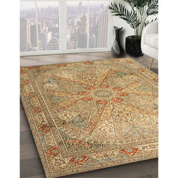 Traditional Red Persian Rug in Family Room, tr2099