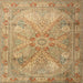 Square Traditional Red Persian Rug, tr2099