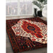 Machine Washable Traditional Sienna Brown Rug in a Family Room, wshtr209