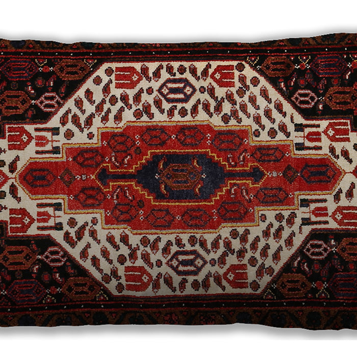Traditional Classic Rectangular Sienna Brown Lumbar Throw Pillow, 13 inch by 19 inch, lbtr209
