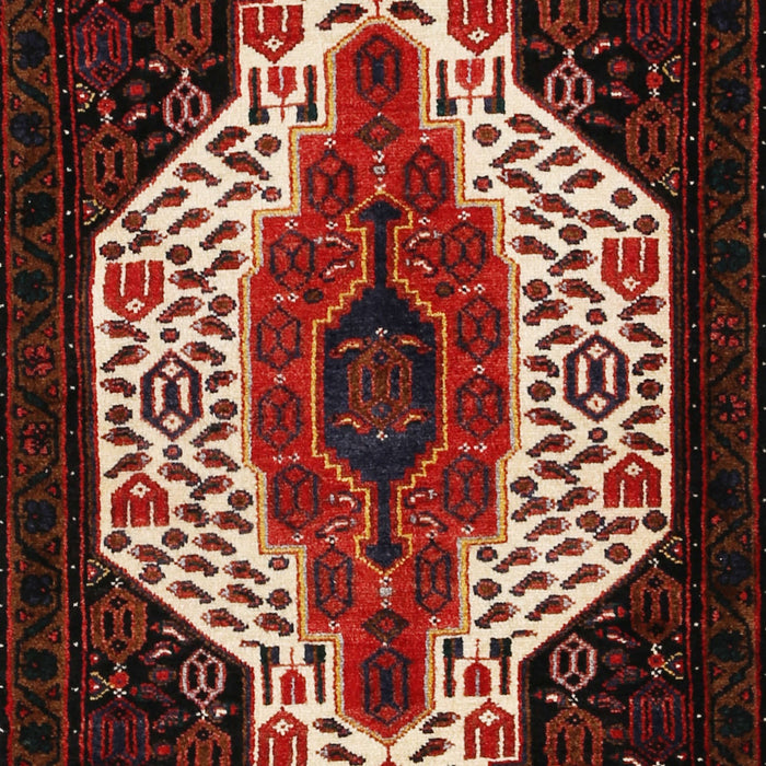 Machine Washable Traditional Sienna Brown Rug, wshtr209