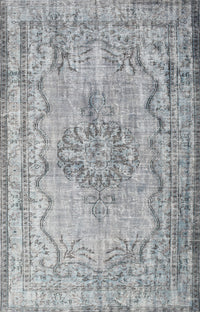 Machine Washable Traditional Platinum Gray Rug, wshtr2103