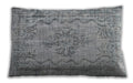 Traditional Classic Rectangular Platinum Gray Lumbar Throw Pillow, 13 inch by 19 inch, lbtr2103