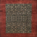 Square Traditional Saffron Red Persian Rug, tr2105