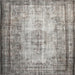 Square Traditional Sandstone Brown Persian Rug, tr2106