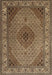 Traditional Brown Medallion Rug, tr2108