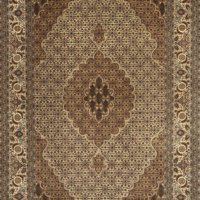 Traditional Brown Medallion Rug, tr2108