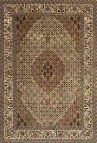 Machine Washable Traditional Peru Brown Rug, wshtr2108