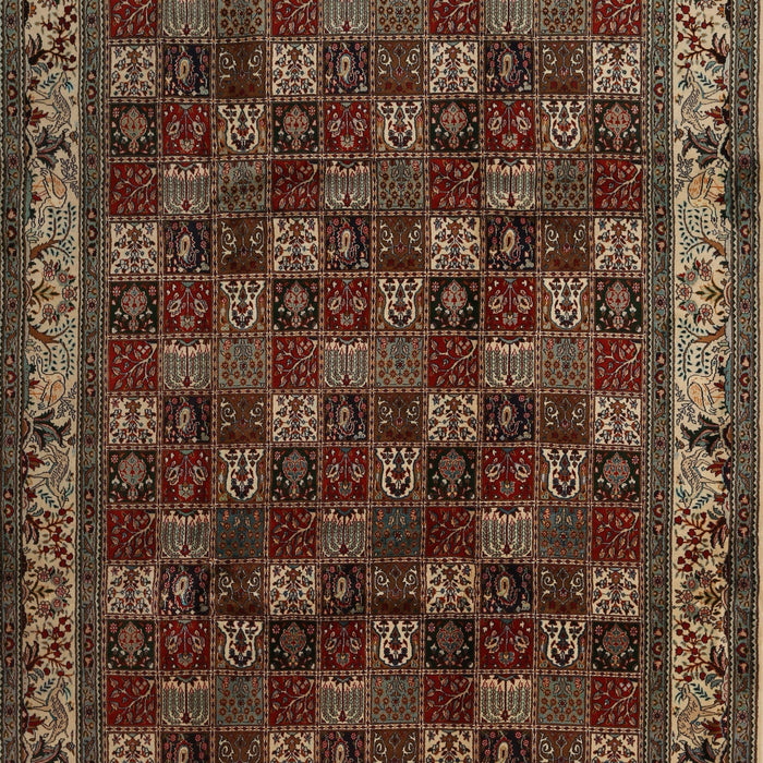 Traditional Dark Almond Brown Persian Rug, tr210