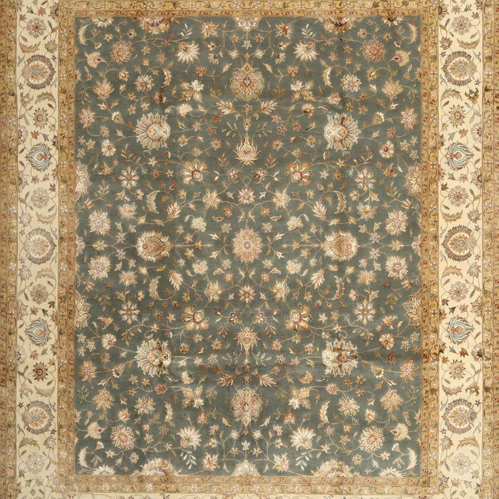 Machine Washable Traditional Brown Rug, wshtr2110