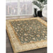 Machine Washable Traditional Brown Rug in a Family Room, wshtr2110