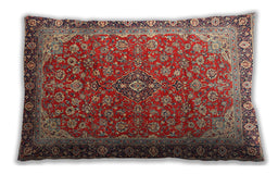 Traditional Classic Rectangular Camel Brown Lumbar Throw Pillow, 13 inch by 19 inch, lbtr2118