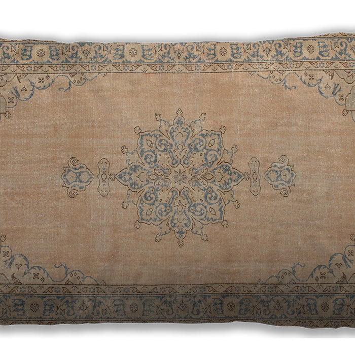 Traditional Classic Rectangular Orange Brown Lumbar Throw Pillow, 13 inch by 19 inch, lbtr2121