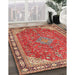 Traditional Sand Brown Persian Rug in Family Room, tr2124