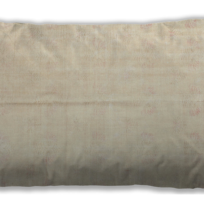 Traditional Classic Rectangular Deep Peach Orange Lumbar Throw Pillow, 13 inch by 19 inch, lbtr2125